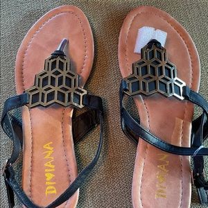 NWT Jaliya black sandals